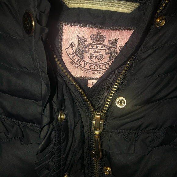 Juicy Couture Hooded Puffer Jacket - Picture 2 of 3